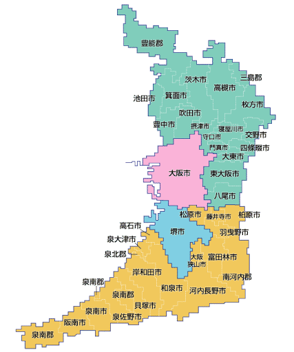 大阪府マップ