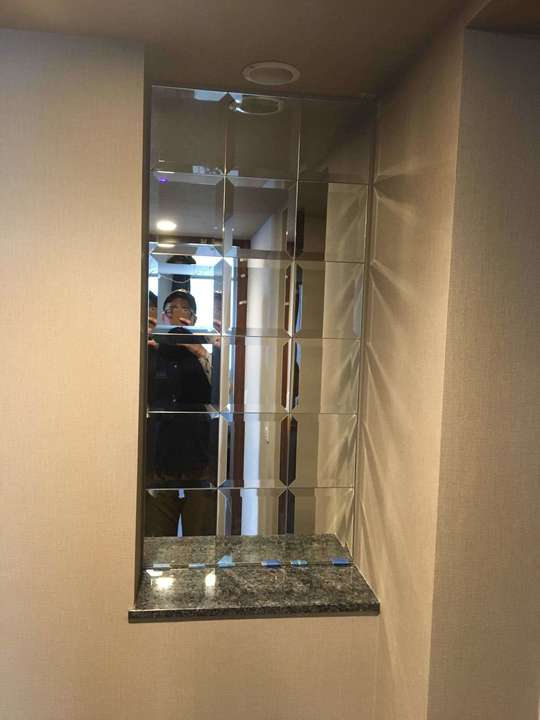 職人手作り新品デザインガラス大型壁掛けミラー